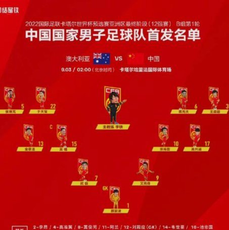 王上源搭档黄嘉辉担纲双后腰，张玉宁单箭头突袭泰国