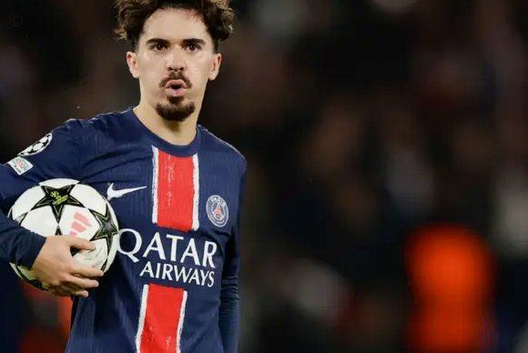 维蒂尼亚完成92次触球，为欧超杯决赛全场最多